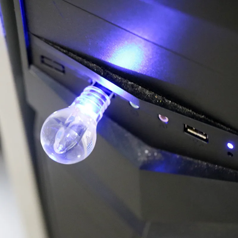 Светильник в форме лампы USB флеш-накопитель светодиодный флеш-накопитель Подарочная флеш-карта 4 ГБ 8 ГБ 16 ГБ 32 ГБ Флешка USB флешка USB 2,0 Флешка USB накопитель