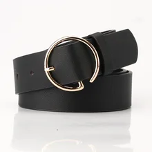 2021 New Fashion PU Leather Belt For Women Pin Buckle Jeans Belt Personality Letter Vintage Alloy with Skirt Decorated Waistband
