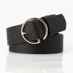 2021 New Fashion PU Leather Belt For Women Pin Buckle Jeans Belt Personality Letter Vintage Alloy with Skirt Decorated Waistband
