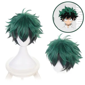 

Cosplay Wig Anime Green Short Wig My Hero Academia Deku Izuku Midoriya Barber Accessories Hair Styling Accessories