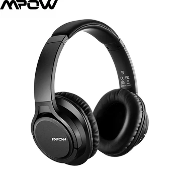 

Mpow NEW Bluetooth Headphone HiFi Stereo Noise Cancelling H7 Large Size Over Ear Headphones With Mic&Carrying Bag