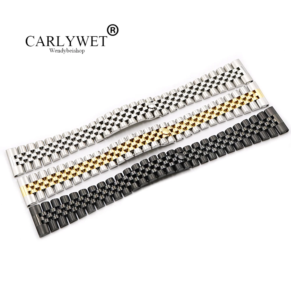 Carlywet 20 22 Millimetri In Acciaio Inox Di Ricambio Tudor Da Polso Watch Band Strap Bracciale Per Rolex Daytona Seiko Omega Iwc Tag