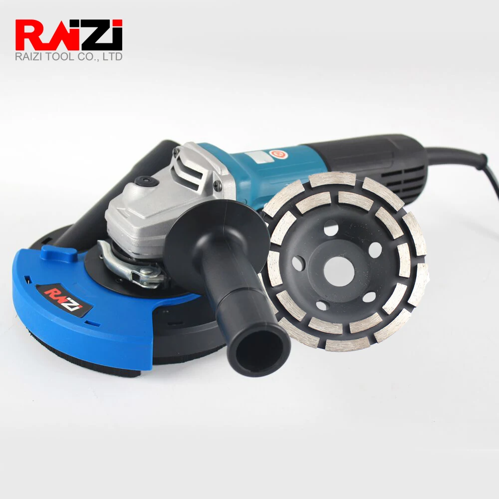Raizi 4.5/5/7 Inch Angle Grinder Dust Shroud Cover Tool Kit With Grinding Disc Diamond Cup Wheel For Concrete