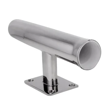 

2Pcs 90 Degree Horizontal Mounted Single Rod Holder for Yacht Boat Fishing