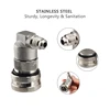 Stainless Steel Ball Lock Disconnect Homebrew Beer Keg Quick Connector Corny Keg Dispenser Gas/Liquid 1/4