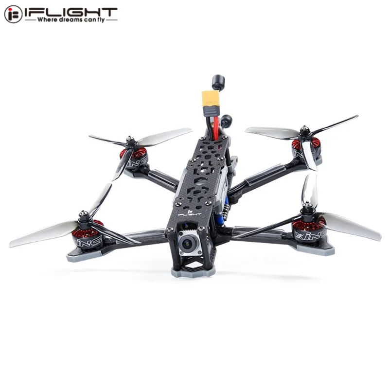 Комплект рамок iFlight DC5 222 мм 5 дюймов комплект из углеродного волокна для рамы для воздушного блока для радиоуправляемого дрона FPV модель Multirotor части Асса горячая распродажа