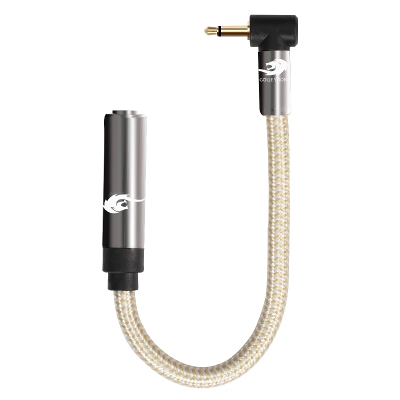 Cavo Di Conversione Mono Mini Jack Da 3.5Mm A Mono 6.35Mm Femmina Per Organo Elettronico Cavo Ofc Da 1/4 "A 1/8" 3.5 Mic 20Cm