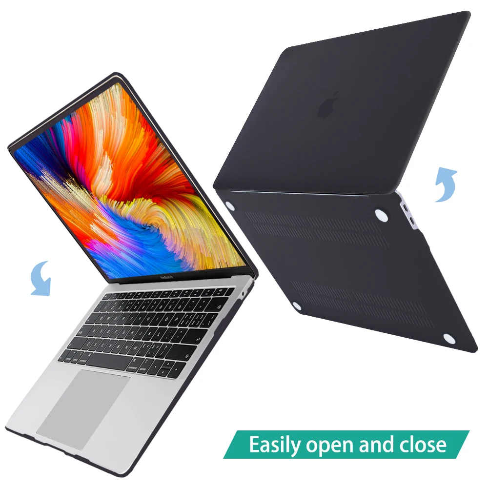 Матовый/кристально чистый жесткий чехол для Macbook Pro 13 16 дюймов A2159 A2141 Сенсорная панель A1706 Air 13 A1932 retina 15 A1707