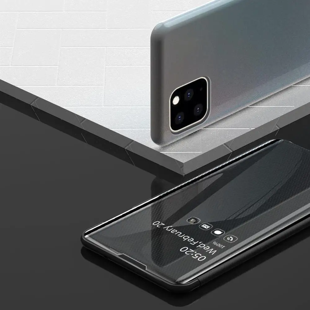 Kisscase флип-чехлы с зеркальным покрытием чехол для телефона сумка для iPhone 11/11 Pro Max 6 S/7/8 Plus покрытием задняя крышка сумка для ноутбука MacBook 11 Pro Coque Fundas