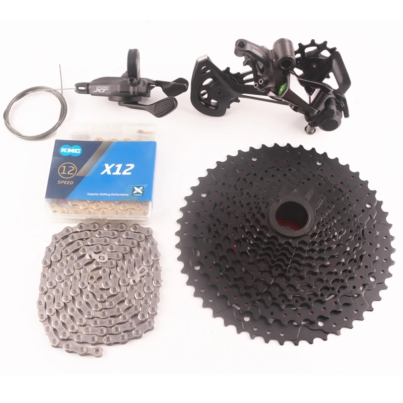SHIMANO DEORE XT M8100 4 шт. набор горного велосипеда 1x12s 11-50T SL+ RD+ CSMZ90+ KMCX12/CN-M7100 задний переключатель длинная клетка