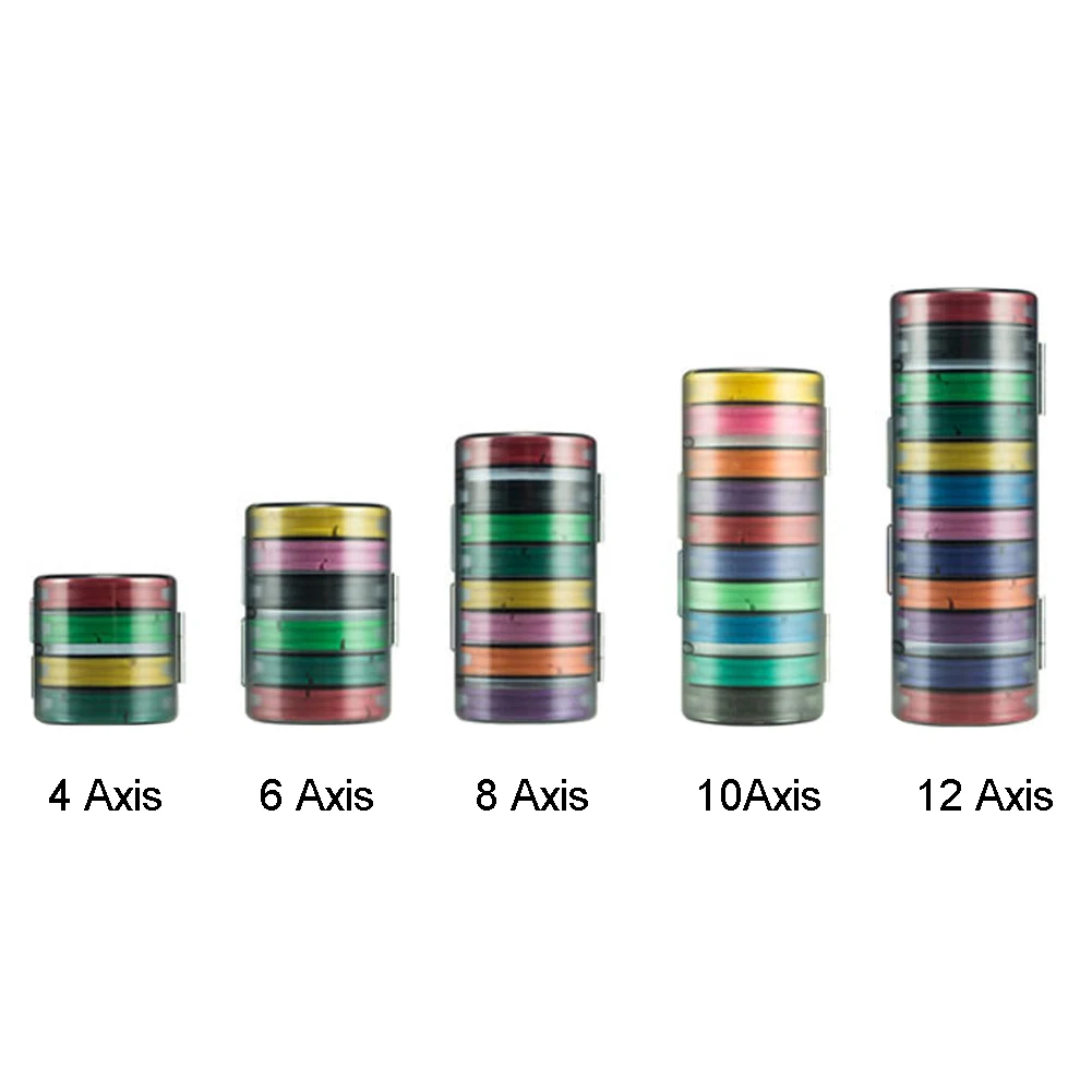 Аксессуары Многослойные Вращающиеся намотки Силиконовые Красочные Портативный основной Органайзер катушка катушки рыболовная Линия Коробка Чехол