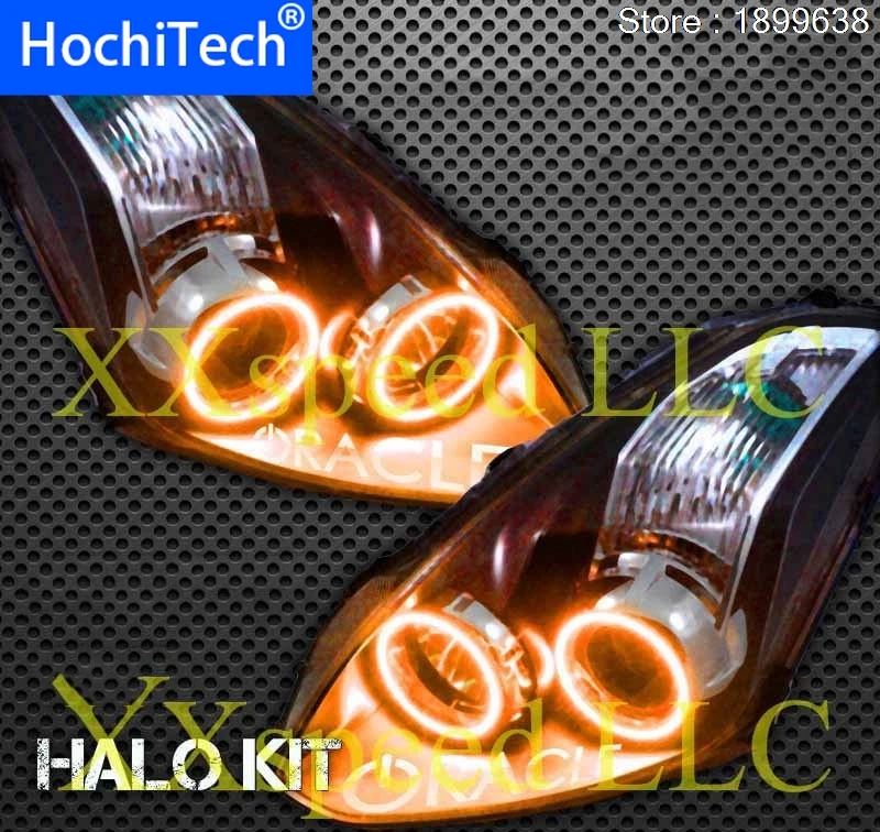 

Для nissan Altima coupe RGB светодиодный Фар halo глаза ангела комплект Тюнинг автомобилей Аксессуары 2010 2011 высокого качества