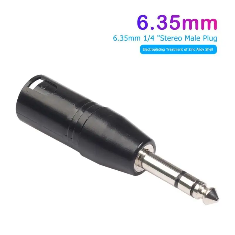 Портативный мужской 3-контактный XLR Сделано в Китае на обоих концах для подключения внешних устройств к 1/4 дюйма 6,35 мм стерео разъем аудио адаптер для Электрогитары Мощность усилител