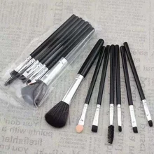 Румяна, красные ресницы, пудра основа, набор пудры, одна кисть для теней, Кисть для макияжа