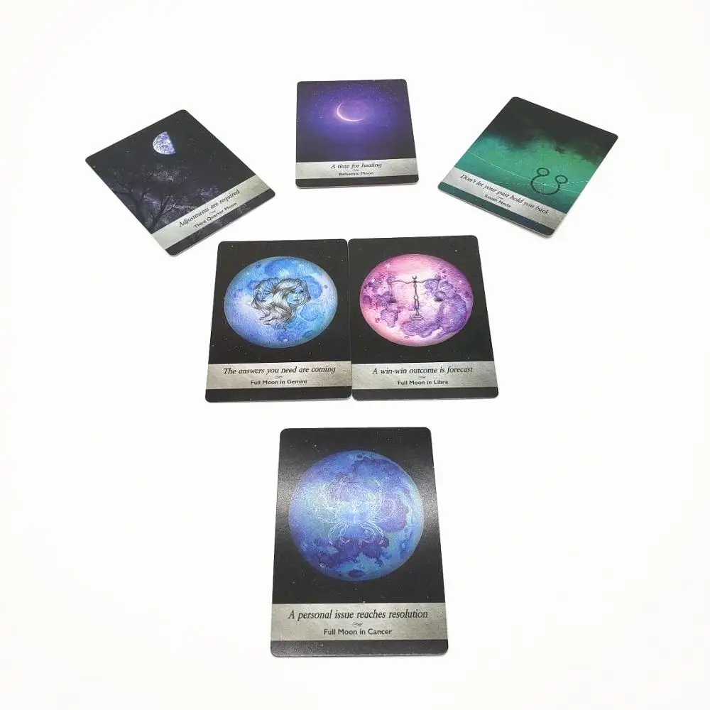 44 Cards Set Moonology Oracle Cards Magical Tarot Cards Party Entertainment Desk Game Cards