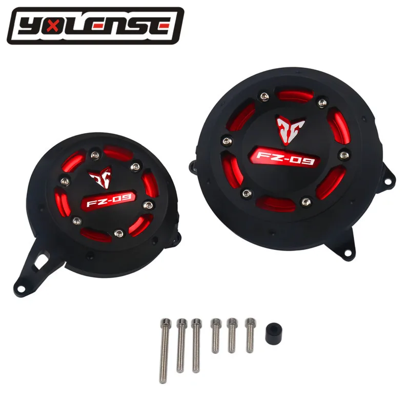 CNC Aluminum Motorcycle Engine Stator Cover Protective Protector For YAMAHA MT-09 FZ-09 MT09 FZ09 MT FZ 09 13-17 | Автомобили и