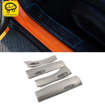 

CarManGo For Jeep Renegade 2015-2019 Car Styling Door Threshold Sill Scuff Plate Guard Welcome Pedal Pad Exterior Accessories