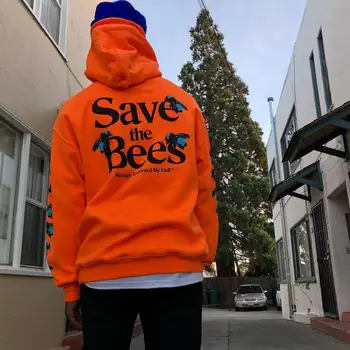 New Golf Wang Save The bees Hoodie Le Fleur Loose Over Sized Kanye West Hip Hop Cotton  1