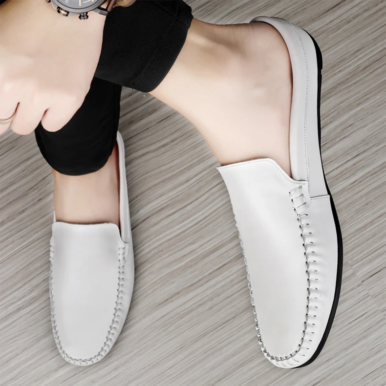 Jumpmore Mode Männer Müßiggänger Sommer Hausschuhe Wohnungen Faul Paare Schuhe Größe 37-46 – Detail 32