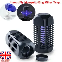 ЕС США Plug электронные лампы против насекомых Летающий убийца насекомых электрическая ловушка светодиодный фонарь лампа USB Новый