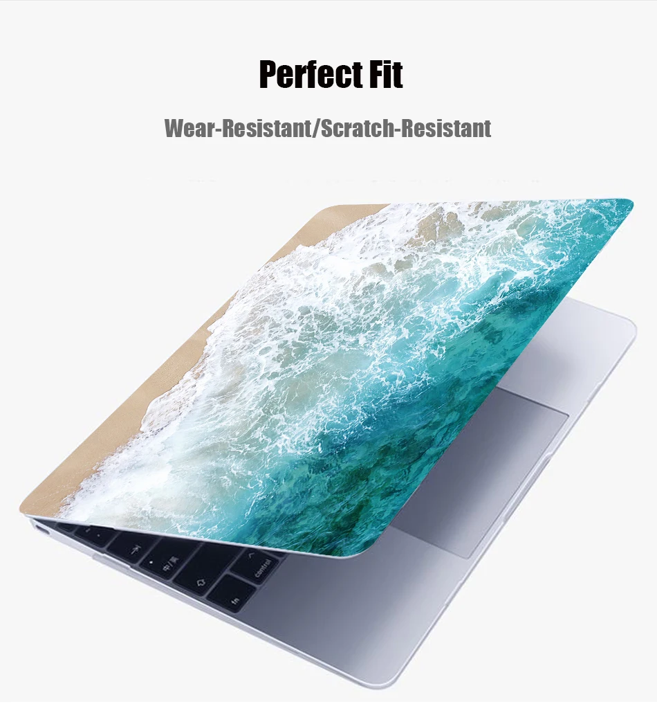 Чехол Sanmubaba для Apple Macbook Air Pro retina 11 12 13 15 жесткий чехол для Mac book Pro 13,3 15 дюймов ноутбук рукав A1706 A1989