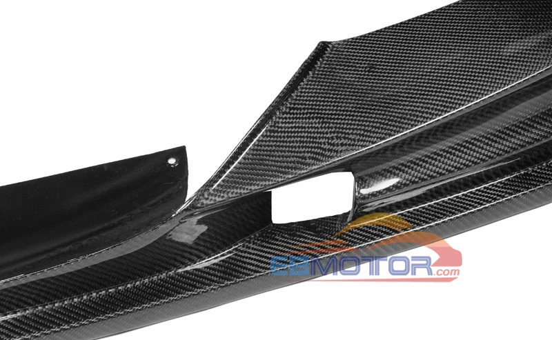 3D Style Real Carbon Fiber Front Lip Spoiler For BMW F10 5-Series M5 model 2012UP