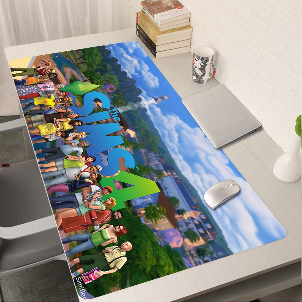 The Sims 4 Mouse Gamer Desk Mausepad Pc Gamer Cabinet Accessori Da Gioco Grande Tappetino Per Mouse Tappeto Anime Varmilo Mouse Tastiere Ufficio