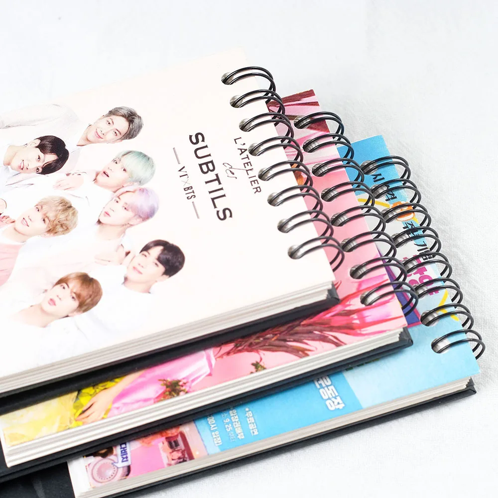 Kpop календарь Bangtan мальчики черный розовый календарь Настольный календарь