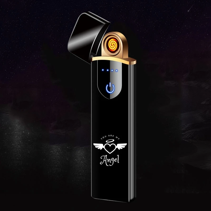 Usb плазменная зажигалка сенсорная Индукционная ветрозащитная электрическая зажигалка электронная зарядная зажигалка Прикуриватель супертонкая зажигалка usb электронная зажигалка