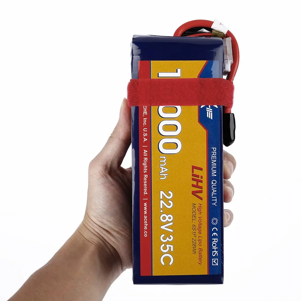 ACEHE 22,8 V 10000mAh 35C 6S1P 228Wh XT60 разъем высокого напряжения Lipo батарея