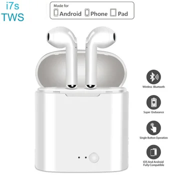 

i7s Tws Wireless Headphones Bluetooth Earphone Stereo Earbud Headset With Charging Box Mic For iPhone Huawei Samsung Htc