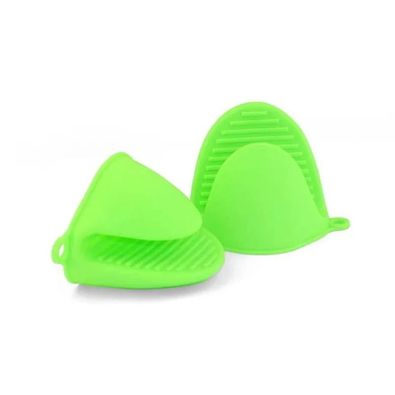 Thicken Baking Silicone Oven Mitts Microwave Oven Glove Heat Insulation Anti-slip Grips Bowl Pot Clips 2pc Kitchen Gadgets silicone oven mitts kitchen gloves silicone oven gloves