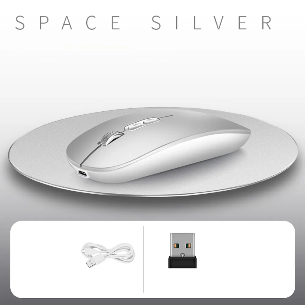 Мышь Raton Беспроводная Бесшумная dpi USB перезаряжаемая для ПК ноутбука геймера компьютерные мыши Inalambrico Ordenador Sem Fio Inalambrico 19Aug