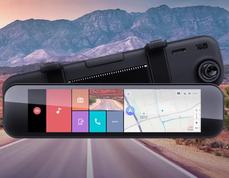 Xiaomi mijia 70mai камера заднего вида Автомобильный видеорегистратор регистратор WiFi Bluetooth ADAS умная камера заднего вида