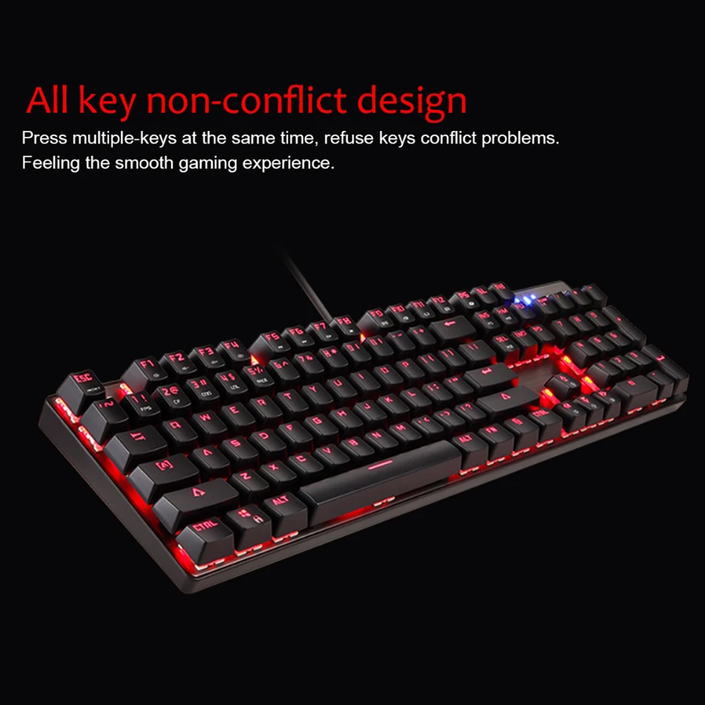 Ck888 Gaming Mechanical Keyboard Mouse Usb Wired Mechanical Keyboard Mouse Set With Rgb Led Backlight Adjustable Dpi Gaming Part