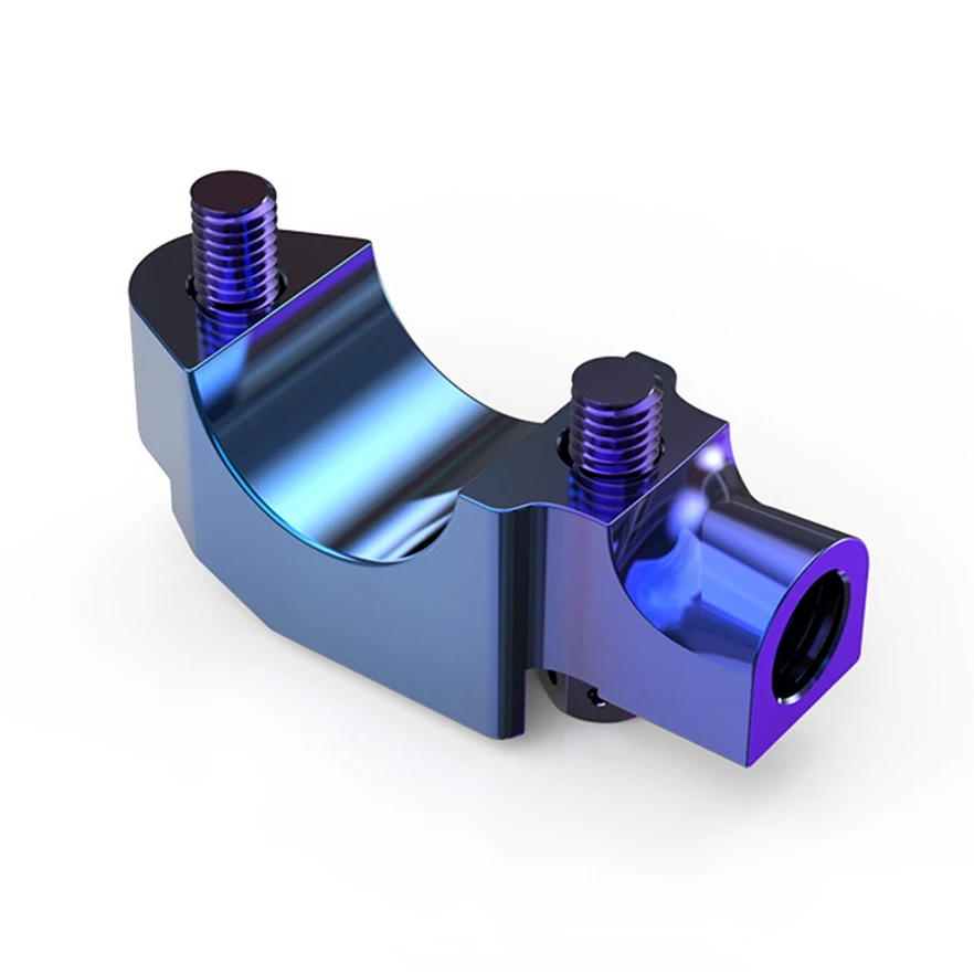 Аксессуары для мотоциклов CNC алюминиевый руль держатели зеркал заднего вида мотоцикл зажим для крепления зеркала кронштейны 7/" 22 мм