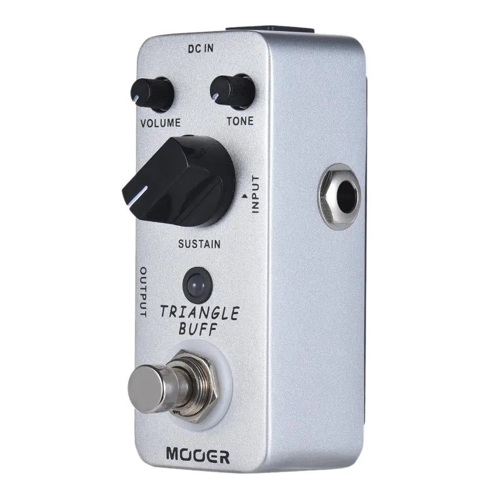 MOOER triangle Buff Fuzz педаль эффектов для гитары True Bypass педаль для электрогитары металлический корпус для гитары Запчасти и аксессуары
