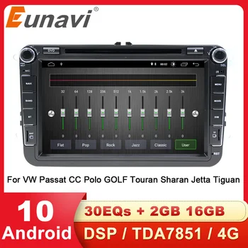 

Eunavi Android 2 Din Car Multimedia GPS Radio For VW Passat B6 b7 Tiguan Golf 5 Polo Jetta Skoda Octavia Touran DVD Head unit 4G