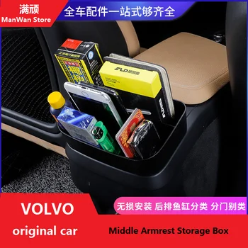 

For 18-20-Volvo XC60 Rear Storage Box; Middle Armrest Box Glove Box Refit