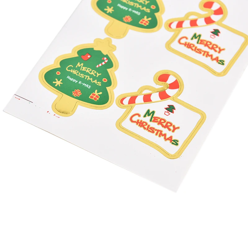 80 шт./лот Merry Christmas Tree DIY многофункциональная посылка для печенья печать наклейка Decration скрапбук этикетка для упаковки подарка