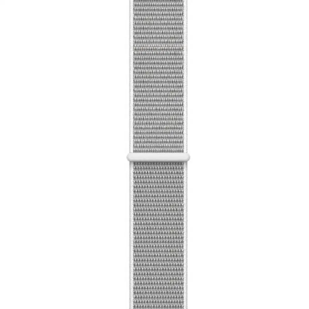 Grey-White Fenix 6 Soft Nylon Loop Fastener Wristband 22mm Quick Fit Watch Band Strap for Garmin Fenix 5/ 5 Plus/Forerunner935/Instinct - Color: Grey-White