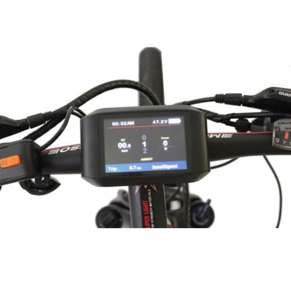 

E-Bike 24V/36V/48V Display Panel Speed Monitor Scooter For Bafang BBSHD/03/02/01