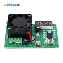 Probador de carga electrónico TEC-06, probador de capacidad de batería de 16W para medidor de corriente móvil, máx. 500AH, pantalla LED con ventilador