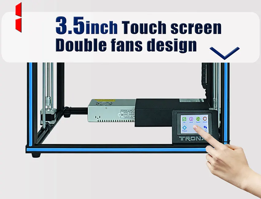 Горячая Распродажа Tronxy X5SA-400 3D принтер DIY наборы автоматическое выравнивание сенсорный экран Тепловая кровать 400*400 мм