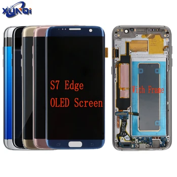 

12 Month Warranty LCD With Frame For Samsung-Galaxy S7 Edge Display SM-G935F G935FD With Touch Digitizer Assembly