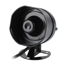 Сирена 110дб электронный рупорный динамик DV12V аварийная сирена динамик электрическая сигнализация Автомобильная сирена звуковой сигнал с защитой от дождя