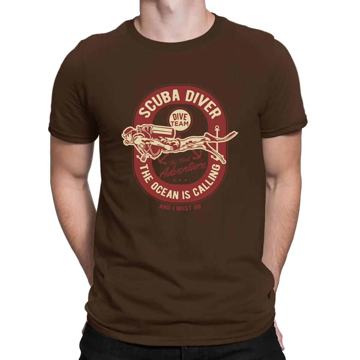 Scuba Diver Divings Dives Ocean T-Shirts Spring Homme Cheap Design T Shirt For Men Quirky Cotton Fashion Letters