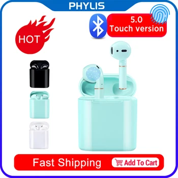 

TWS Bluetooth Headphone Touch Control Wireless Bluetooth Earphone Handsfree Sport Headset Ear Buds Free Shipping For Huwawei Ios