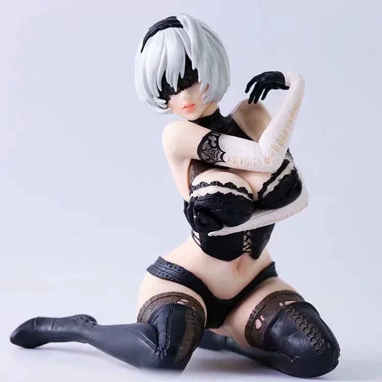 

20cm NieR Automata YoRHa No. 2 Type B 2B action figure PVC toys collection doll anime cartoon model for Christmas gift