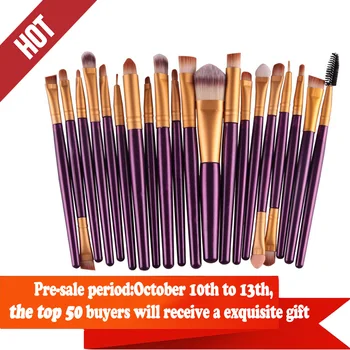 

20 pcs Eye Makeup Brushes Set Eyeshadow Blending Brush Powder Foundation Eyes Eyebrow Lip Eyeliner Brush Cosmetic Tool